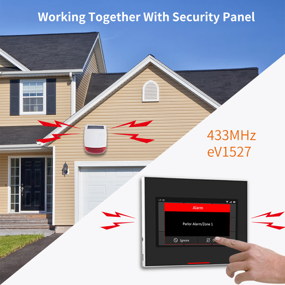 Staniot Wireless Outdoor Solar - Alarm Siren Outdoor ulasan dan harga