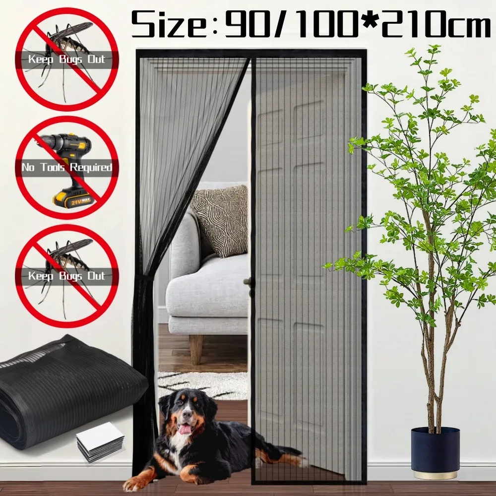 Heavy Duty Magnetic Door Mesh  - Home Security Fence ulasan dan harga