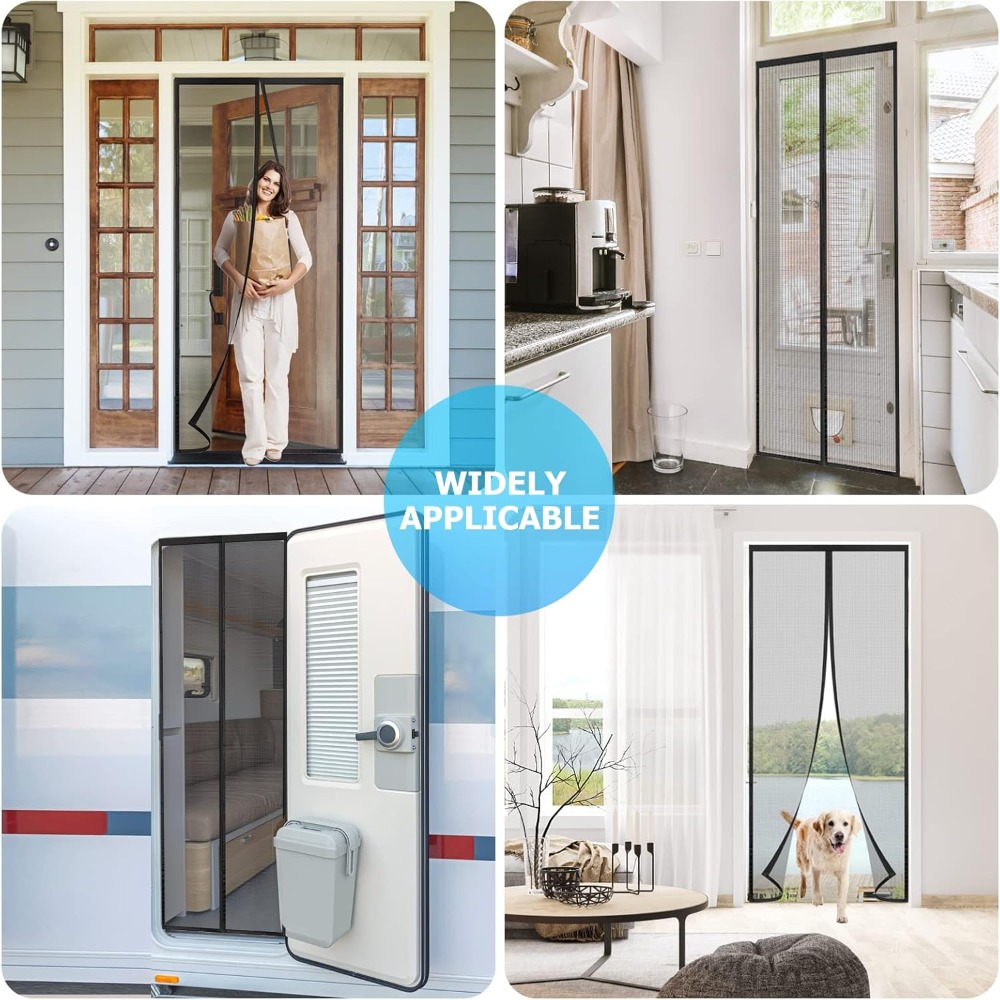Heavy Duty Magnetic Door Mesh  - Home Security Fence ulasan dan harga