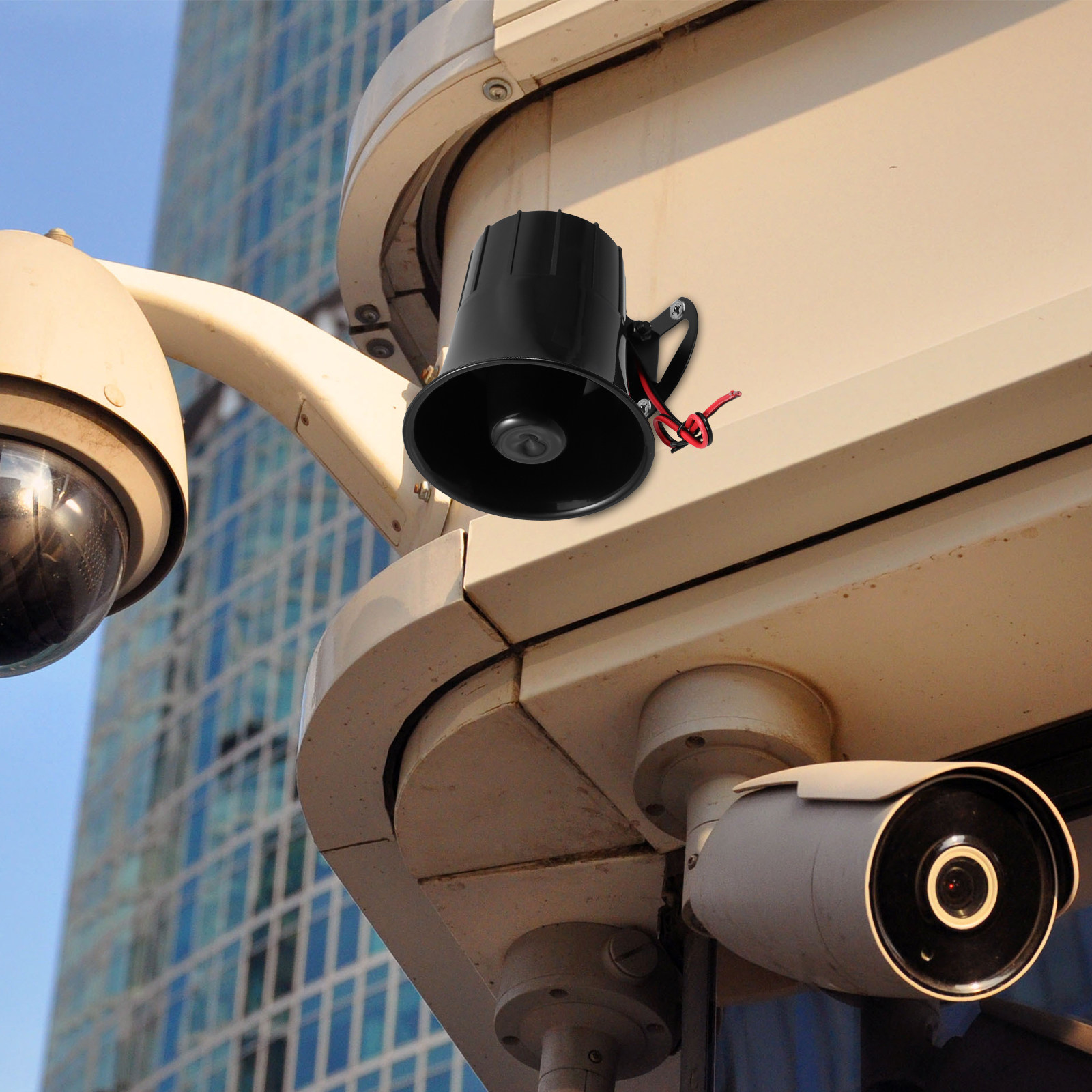Anti-Theft Alarm System High-P - Alarm Siren Outdoor ulasan dan harga