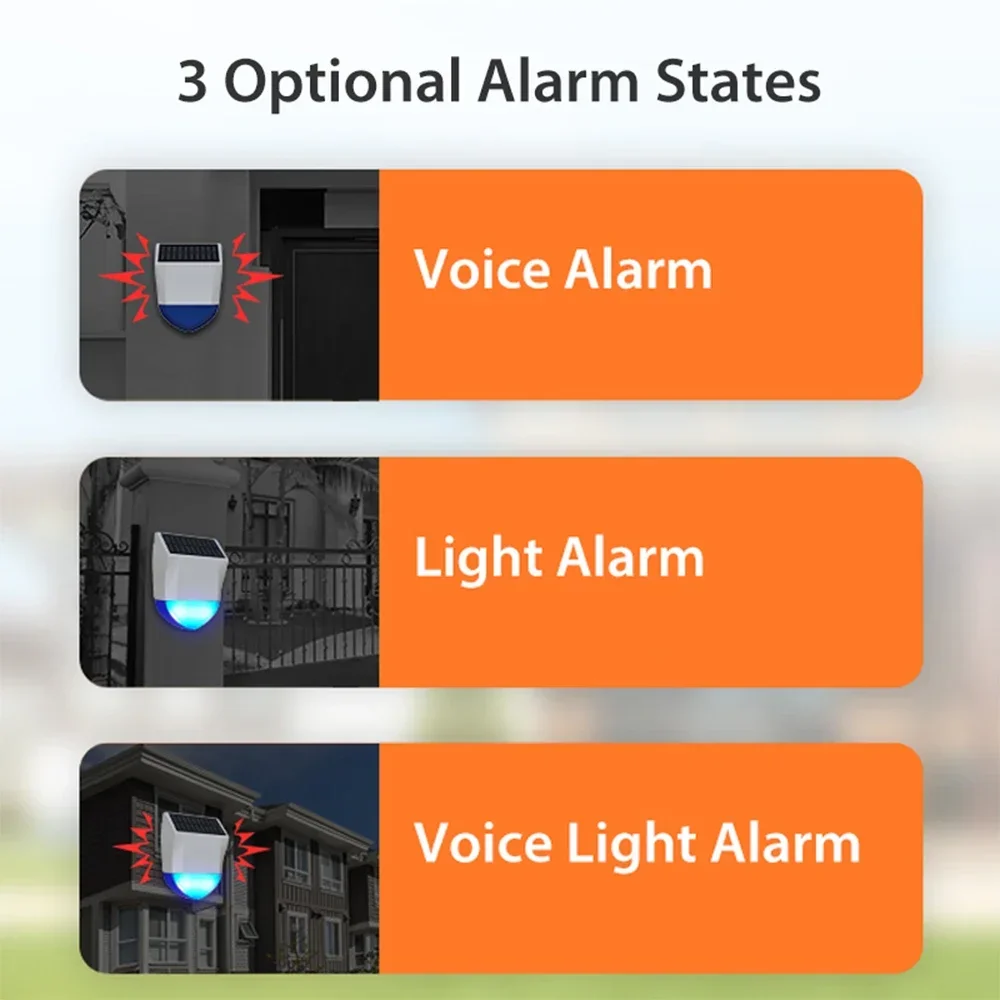 Tuya Smart Siren Alarm Waterpr - Alarm Siren Outdoor ulasan dan harga