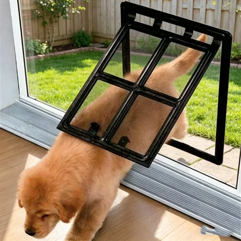 Pet Screen Door Lockable Plast - Home Security Fence ulasan dan harga