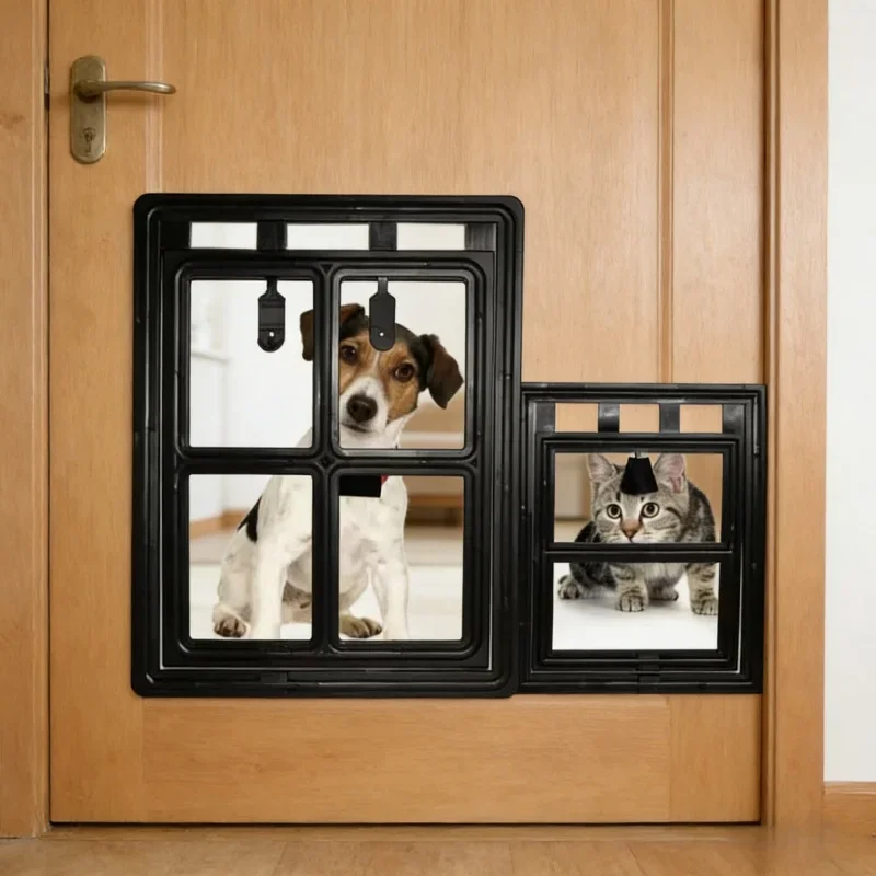 Pet Screen Door Lockable Plast - Home Security Fence ulasan dan harga