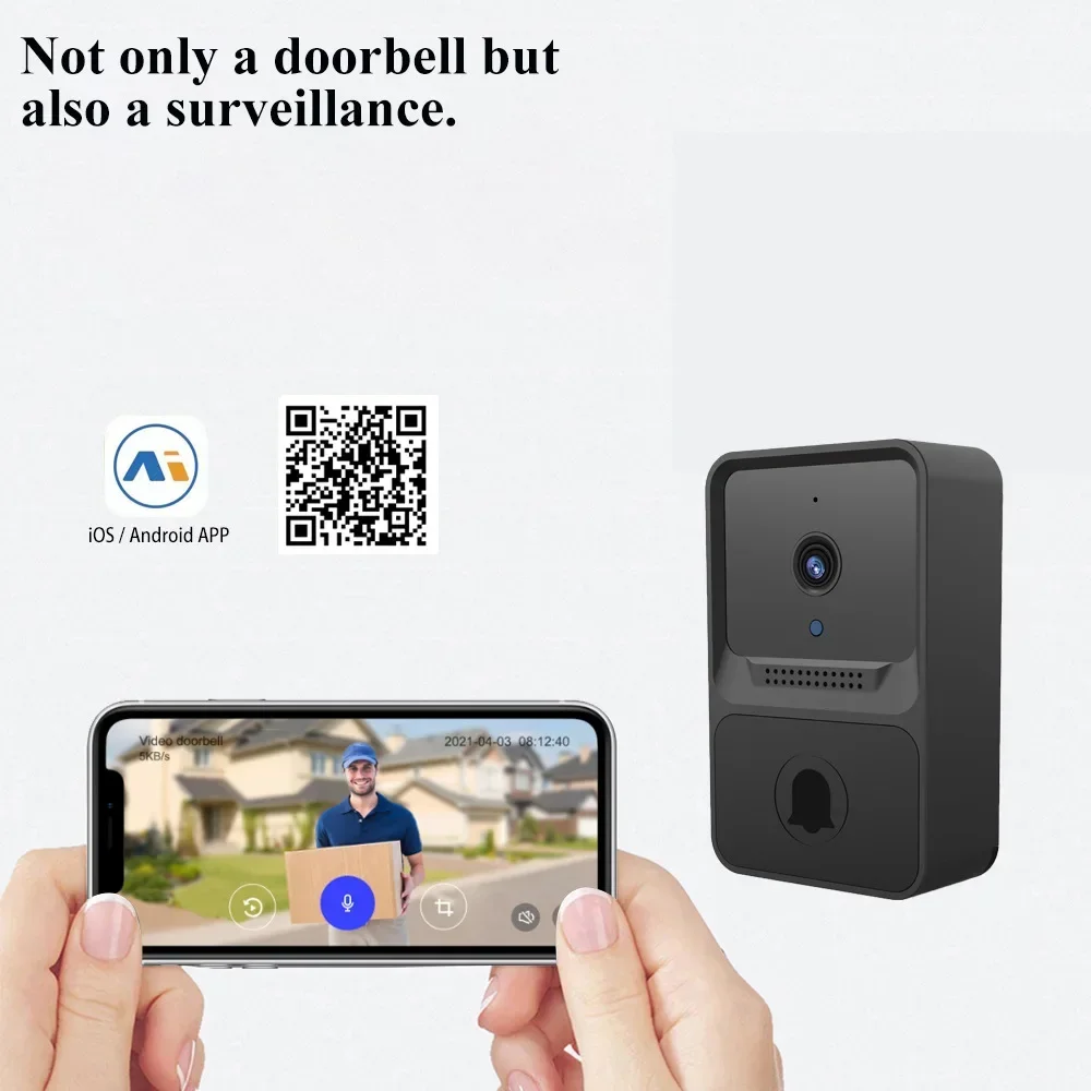 Wireless Doorbell Camera Wifi  - Home Security Ring Camera ulasan dan harga