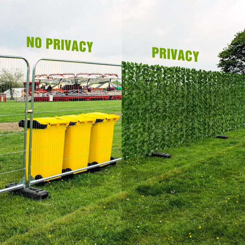 Artificial Leaf Privacy Fence  - Home Security Fence ulasan dan harga