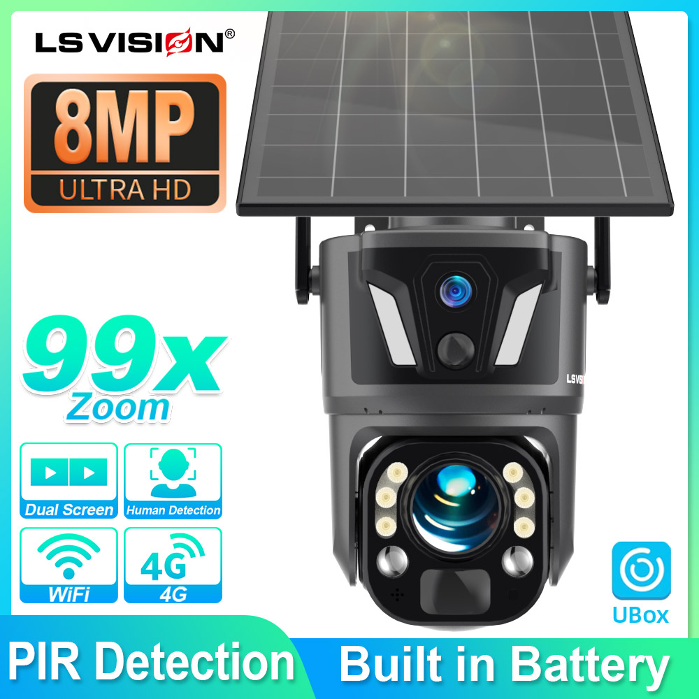 LS VISION 4K 8MP Outdoor Home  - Home Security Wifi Camera ulasan dan harga