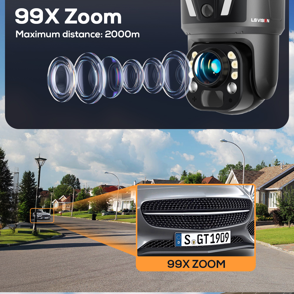 LS VISION 4K 8MP Outdoor Home  - Home Security Wifi Camera ulasan dan harga