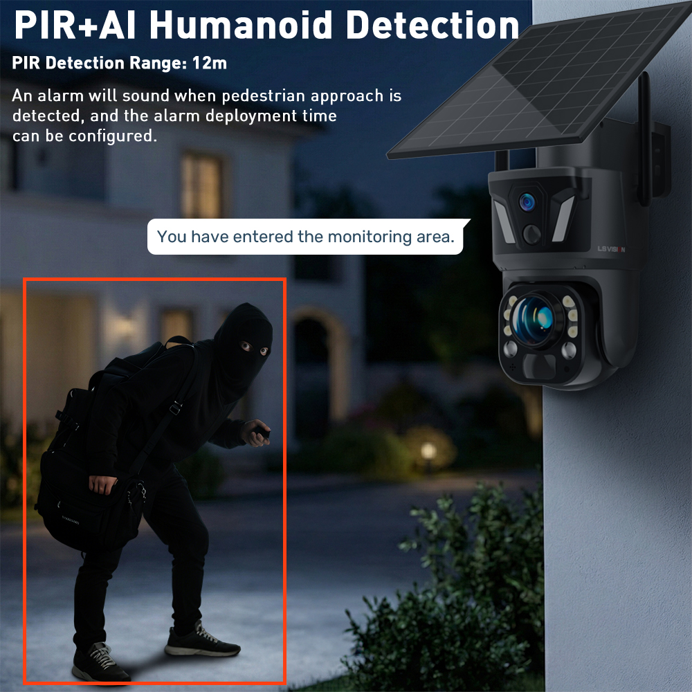 LS VISION 4K 8MP Outdoor Home  - Home Security Wifi Camera ulasan dan harga