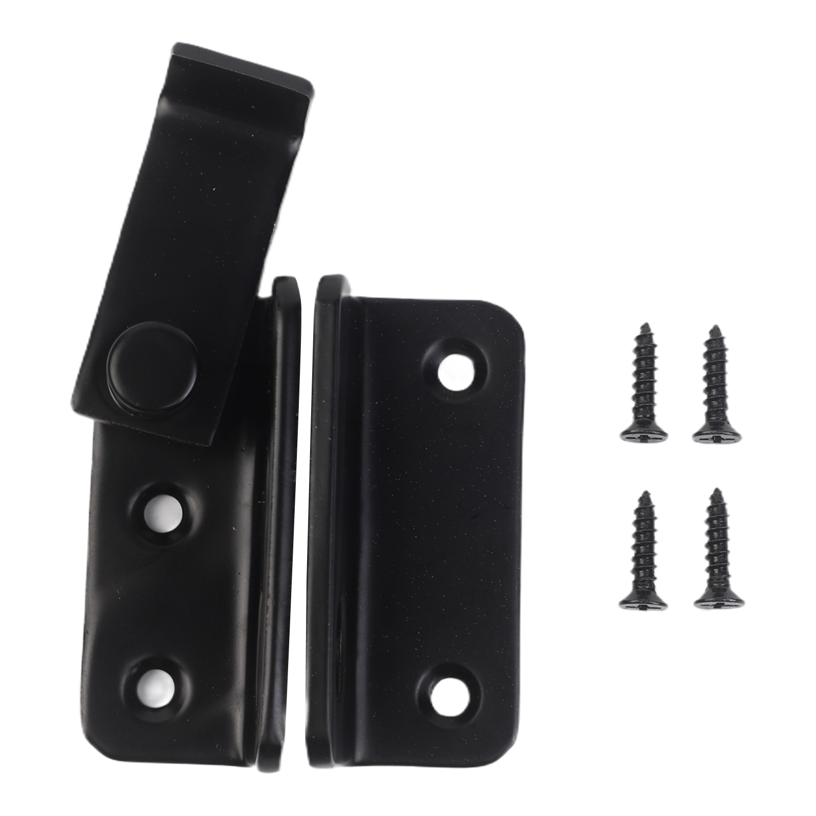 1Pc Black Stainless Steel Lock - Home Security Fence ulasan dan harga