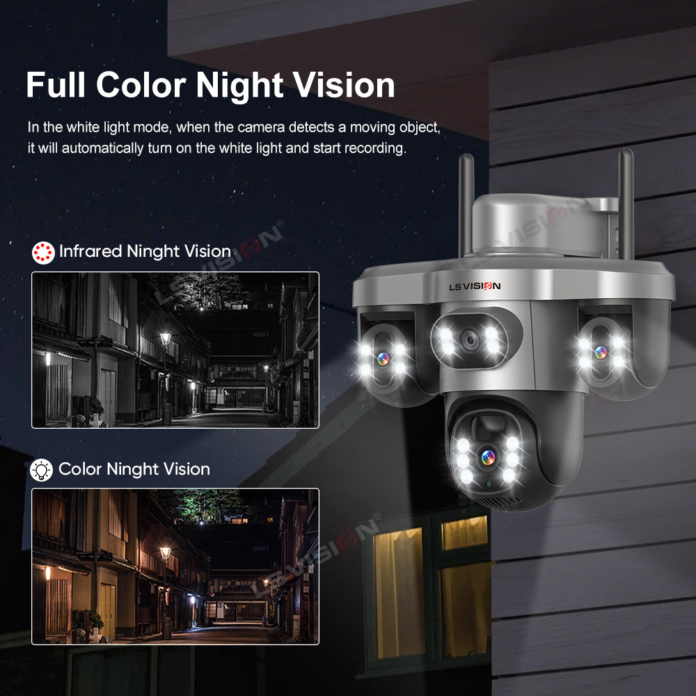 LS VISION Multiple Lens 3 Scre - Alarm Siren Outdoor ulasan dan harga