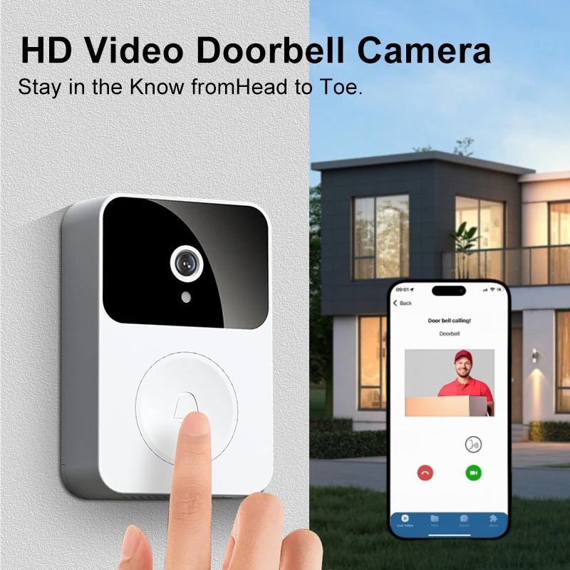 Smart Wireless Doorbell Camera - Home Security Ring Camera ulasan dan harga