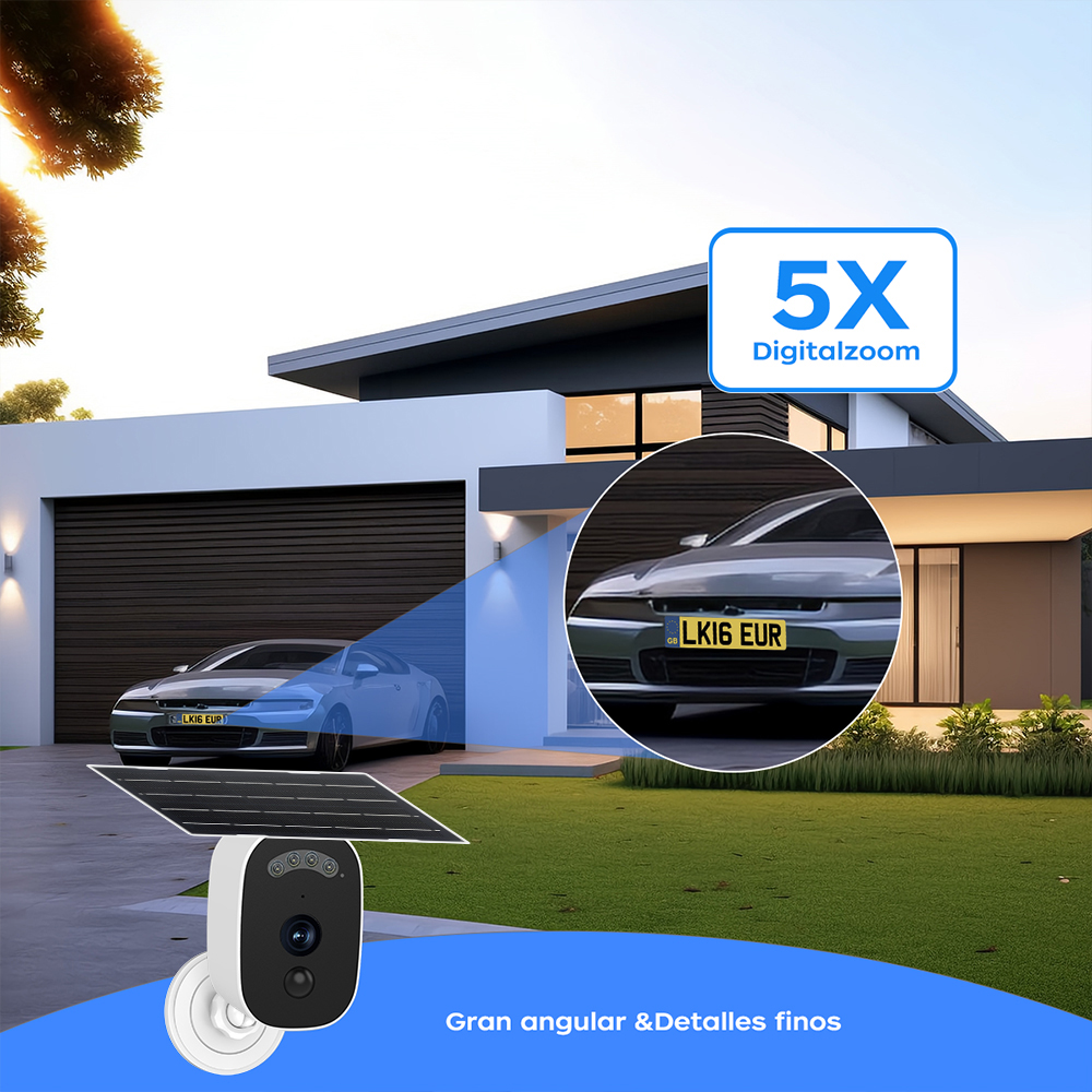 Jooan 3K HD Solar Security Cam - Home Security Wifi Camera ulasan dan harga