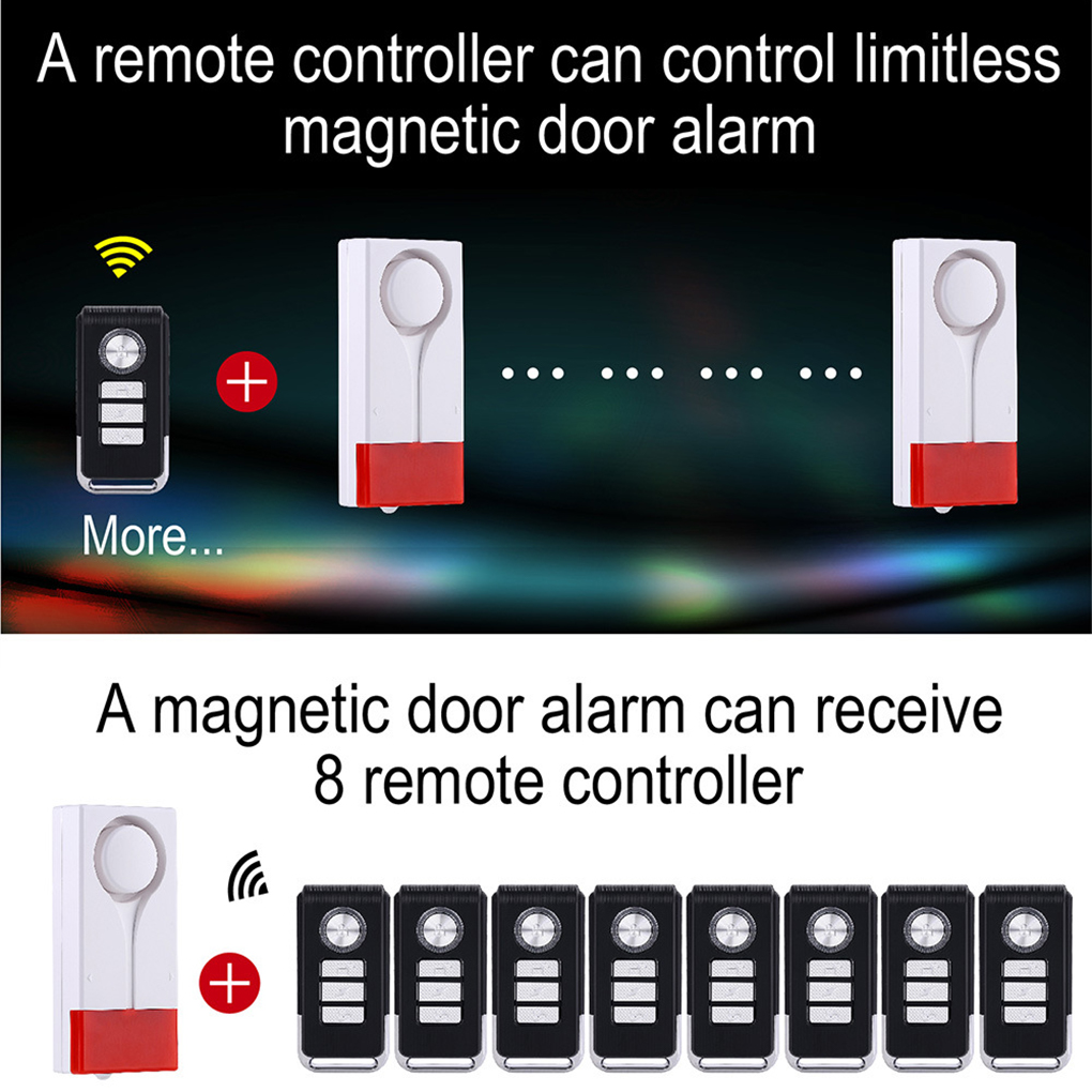 Anti-Theft Alarm 110db Loud Do - Window Alarm Sensor ulasan dan harga