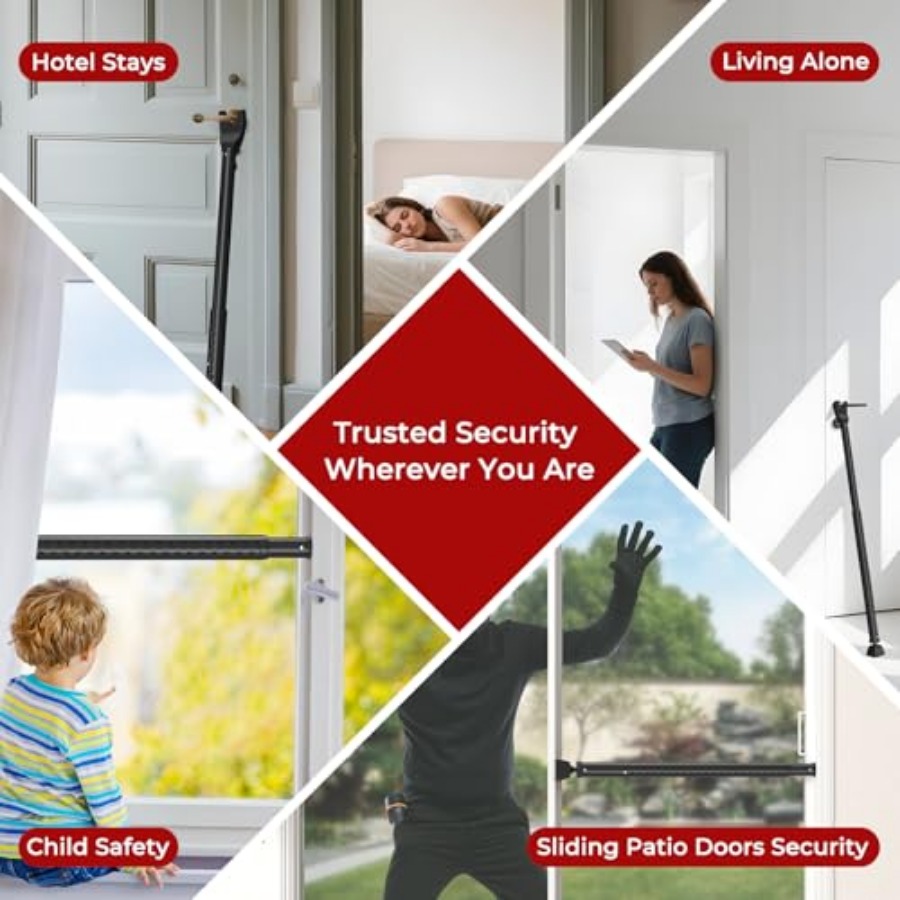 Heavy-Duty Sliding Glass Door  - Home Security Jammers ulasan dan harga