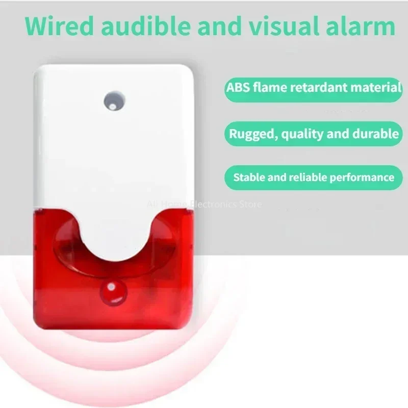 Strobe Siren Alarm 103 dB Horn - Alarm Siren Outdoor ulasan dan harga