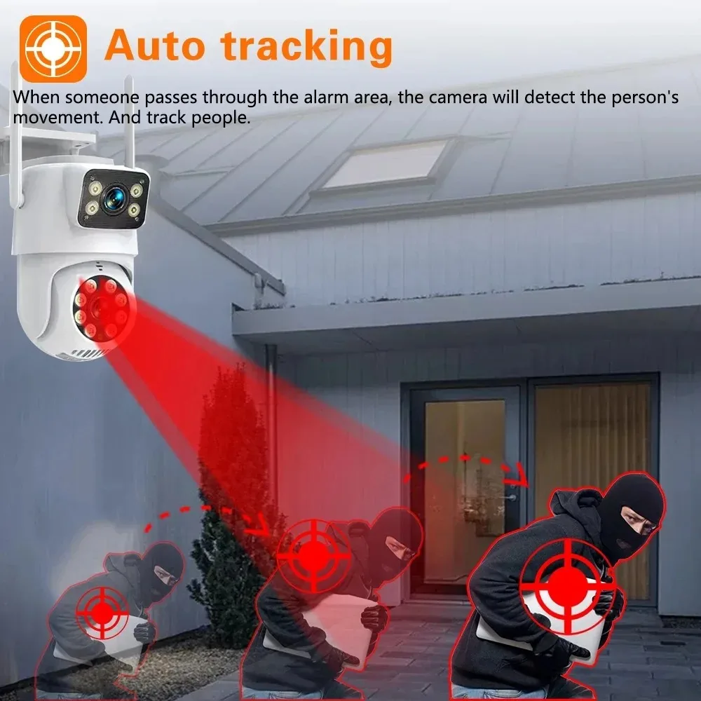 10 Channel CCTV Security 4K Du - Home Security Wifi Camera ulasan dan harga