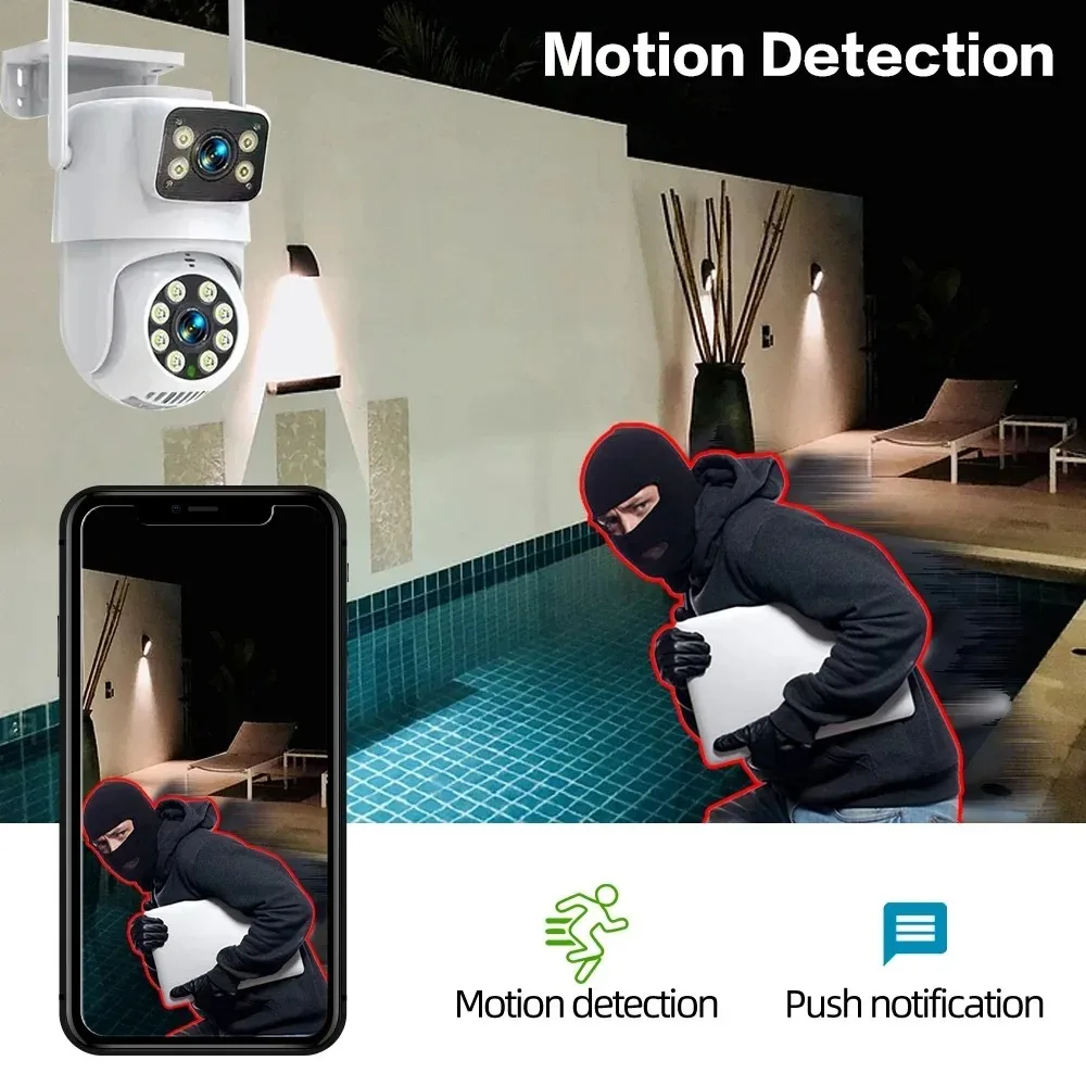 10 Channel CCTV Security 4K Du - Home Security Wifi Camera ulasan dan harga