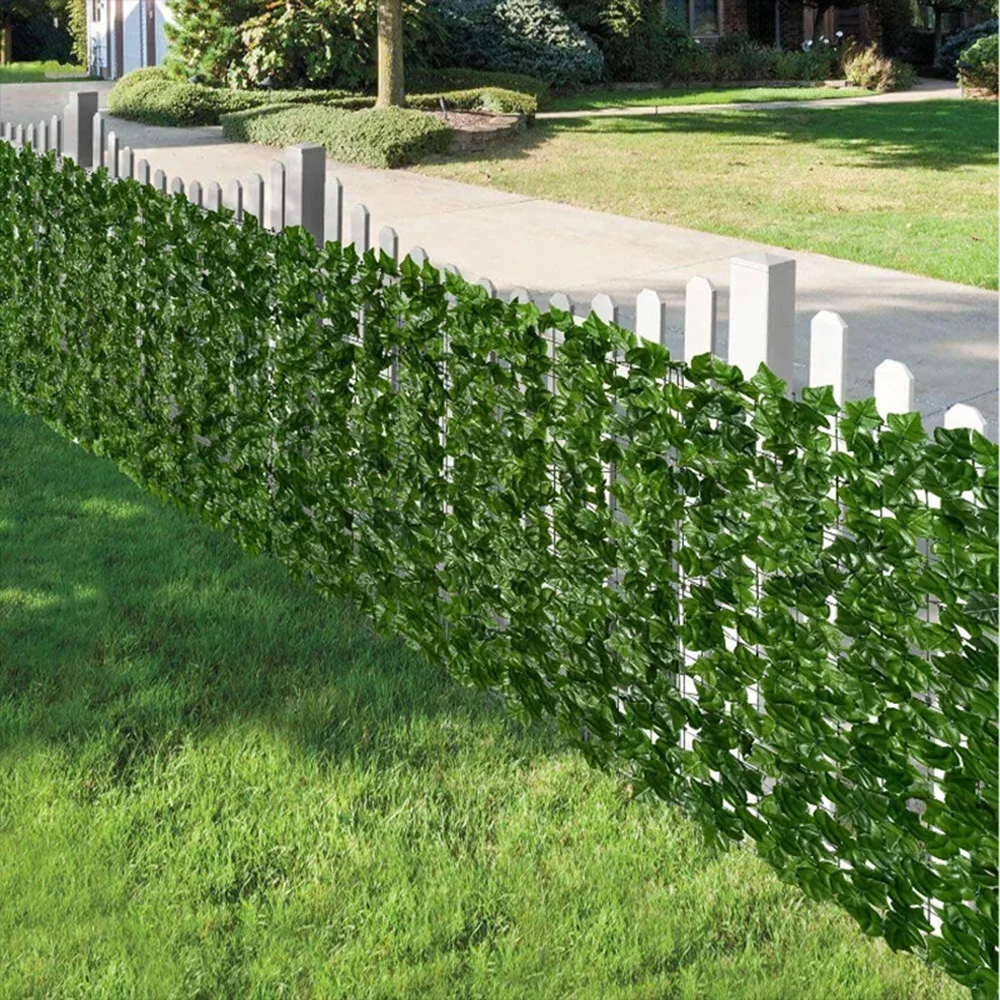 50X200cm Artificial Ivy Hedge  - Home Security Fence ulasan dan harga