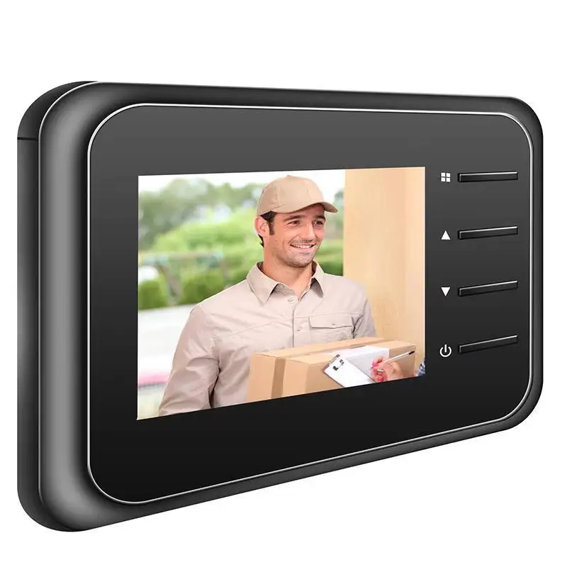 2.4 inch Video Peephole Doorbe - Home Security Ring Camera ulasan dan harga