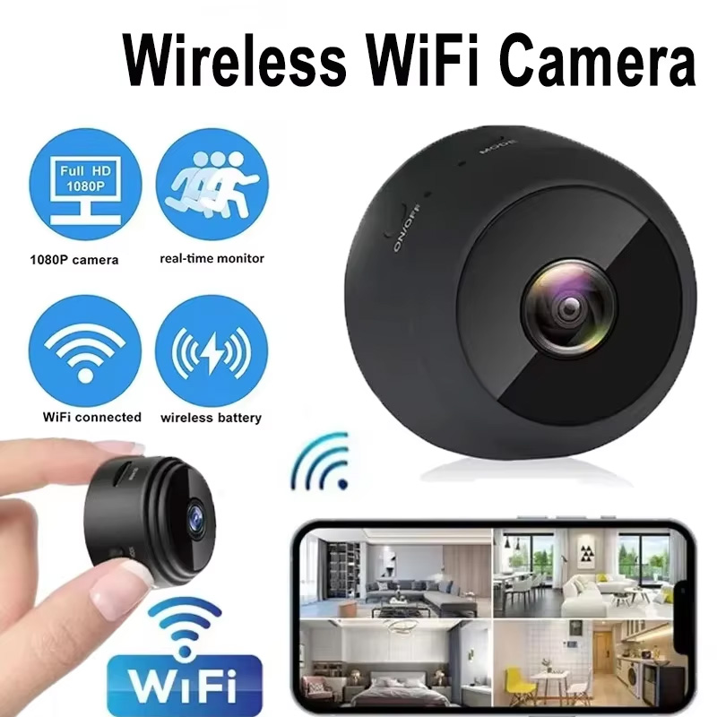 New A9 Camera Wifi 1080p HD Wi - Home Security Wifi Camera ulasan dan harga