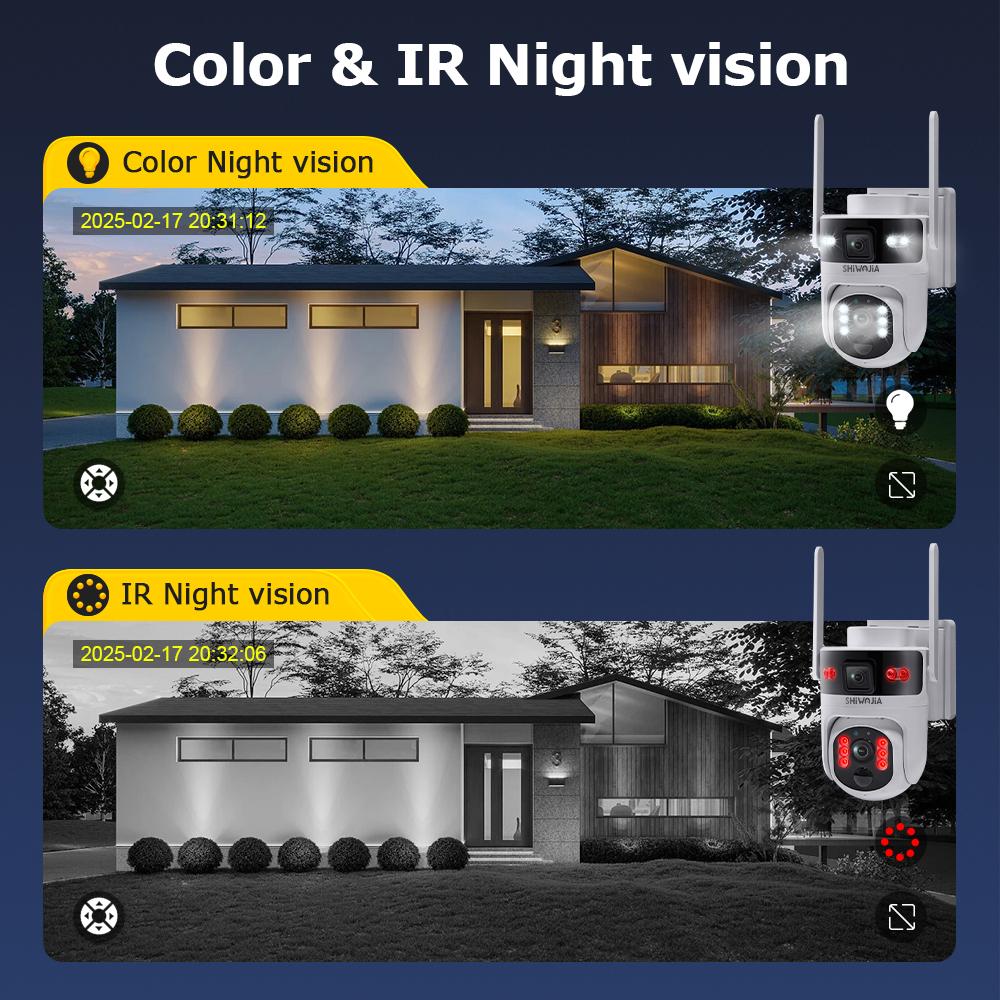 SHIWOJIA 4G LTE Solar Security - Home Security Wifi Camera ulasan dan harga