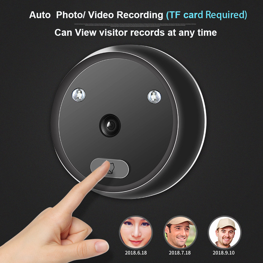 Video Peephole Doorbell Camera - Home Security Ring Camera ulasan dan harga