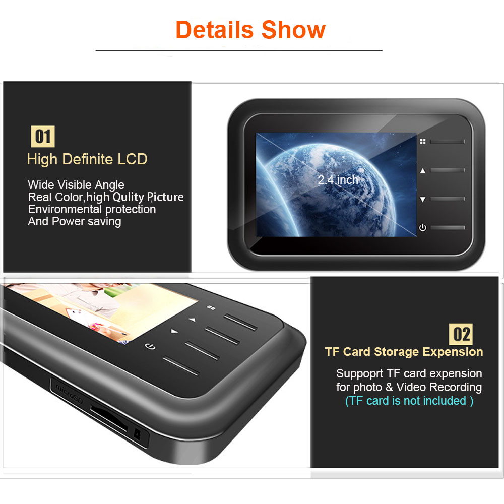 Video Peephole Doorbell Camera - Home Security Ring Camera ulasan dan harga