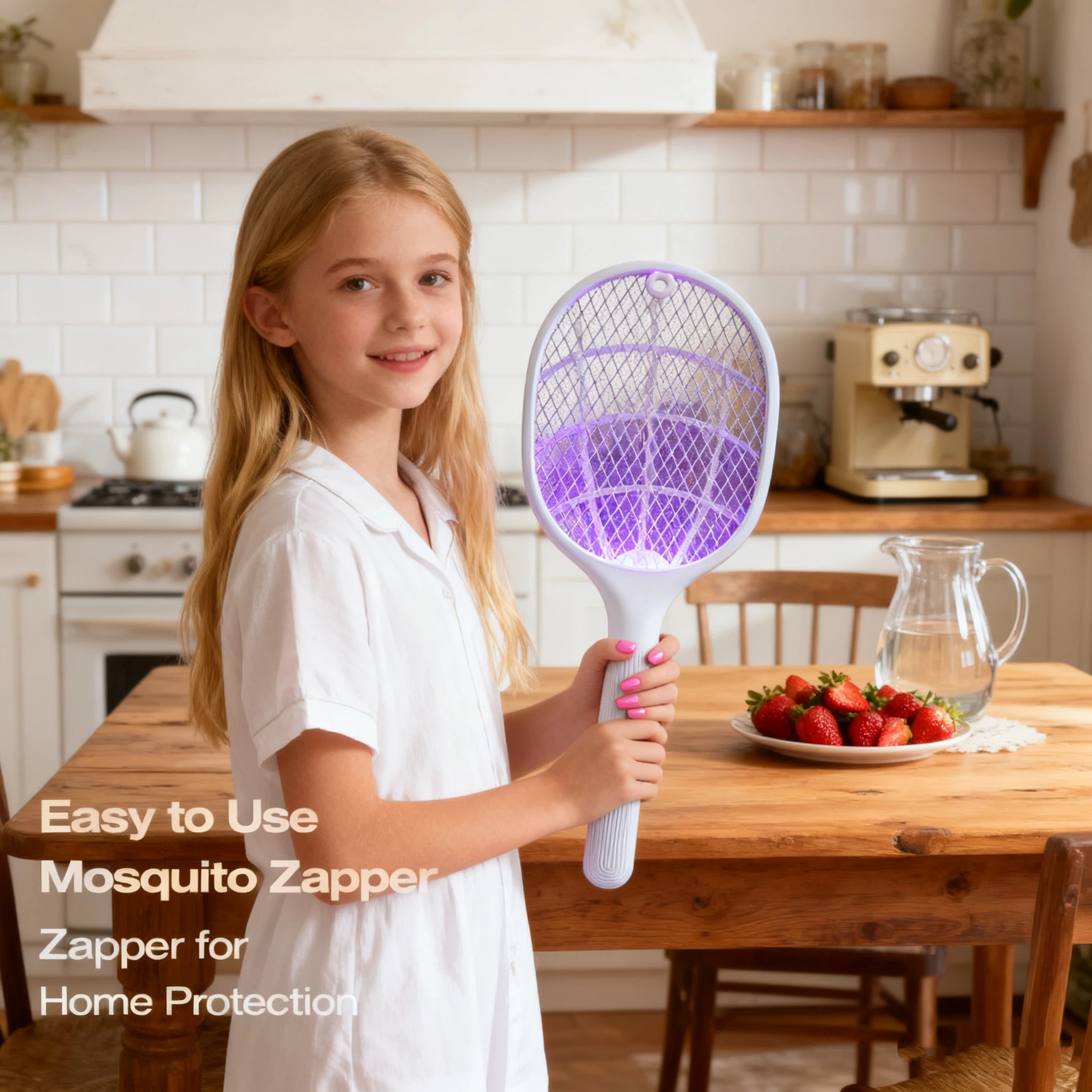 2-in-1 Smart Bug Zapper Racket - Home Security Fence ulasan dan harga