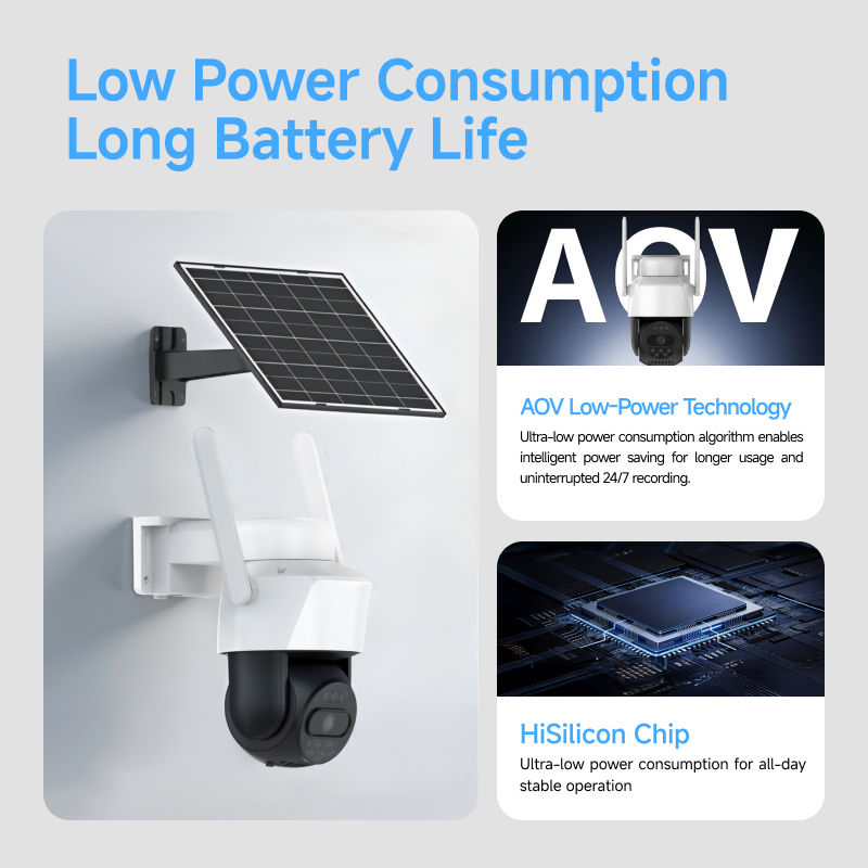 4G LTE Solar Security Camera 5 - Home Security Wifi Camera ulasan dan harga