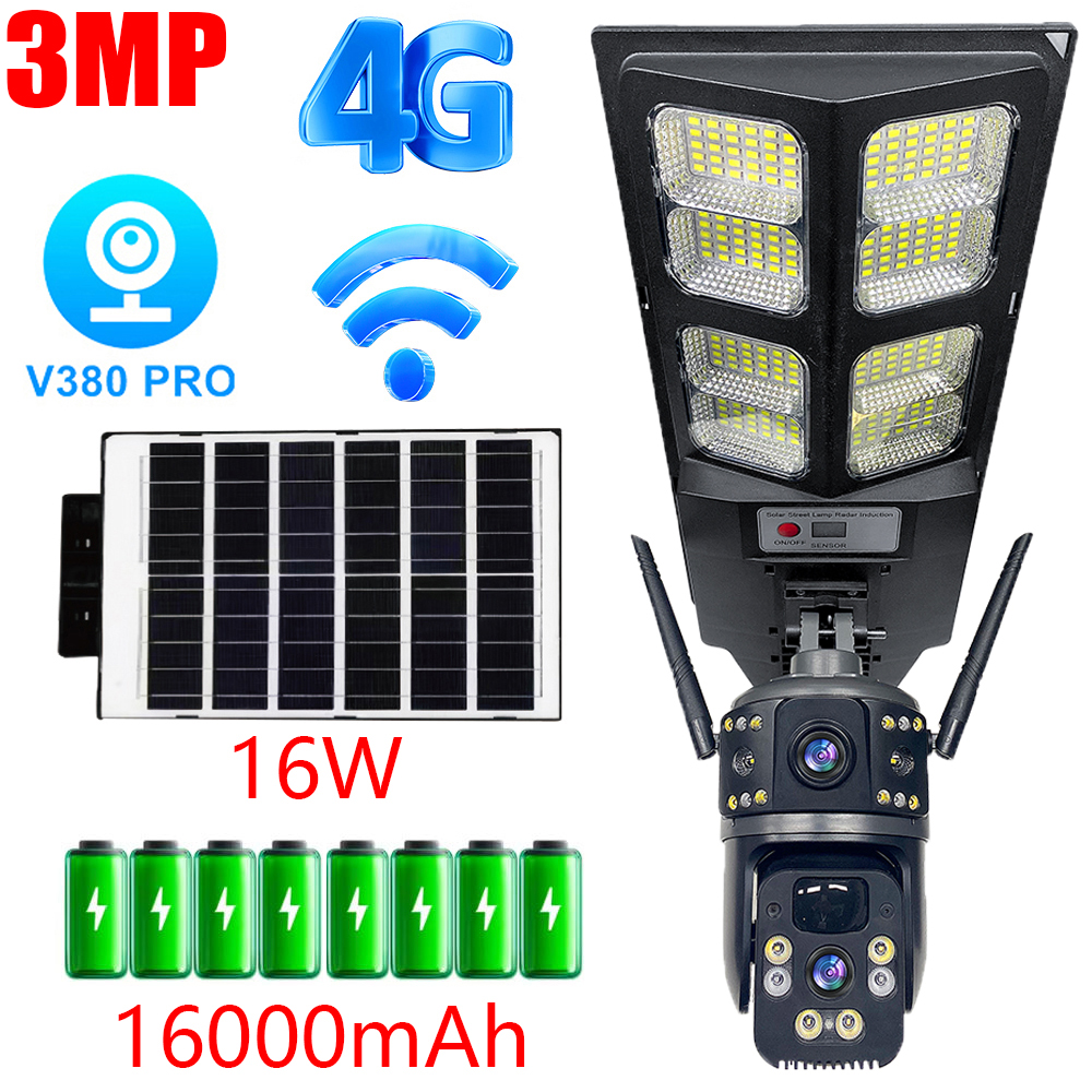 3MP 4G Dual Lens Camera Securi - Home Security No Wifi Needed ulasan dan harga