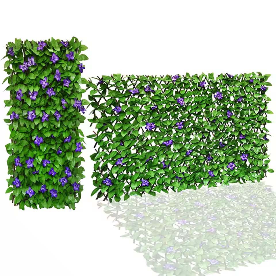 Artificial Hedge Fake Leaf Wal - Home Security Fence ulasan dan harga