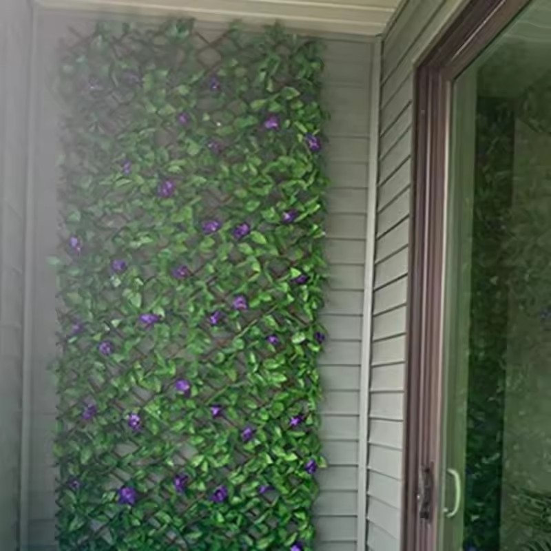Artificial Hedge Fake Leaf Wal - Home Security Fence ulasan dan harga