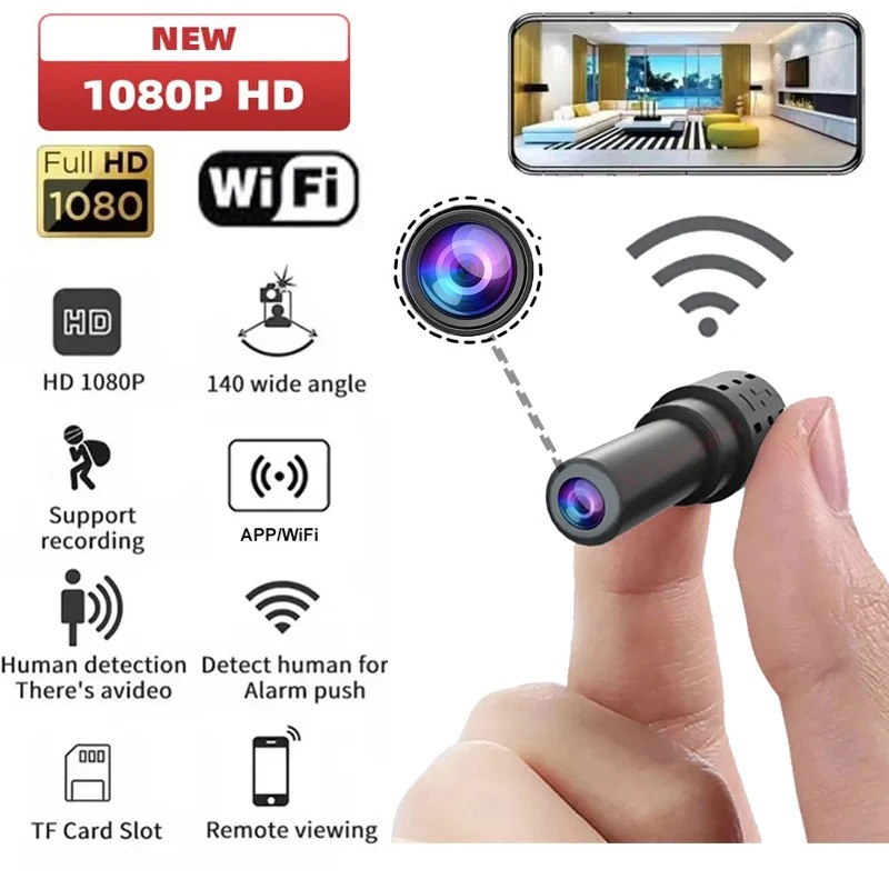 Mini WiFi Camera HD 1080P Indo - Home Security Wifi Camera ulasan dan harga