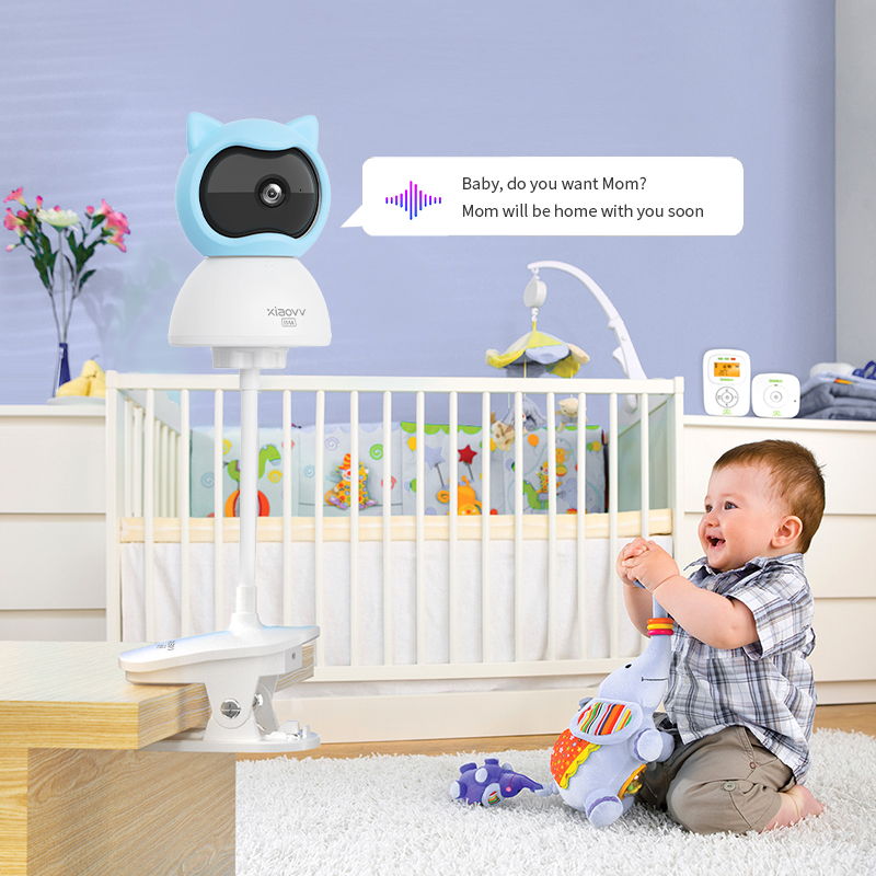 4MP WiFi xiaovv indoor Baby Mo - Home Security No Wifi Needed ulasan dan harga