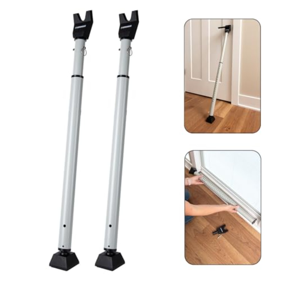 Door Security Bar - Adjustable - Home Security Jammers ulasan dan harga
