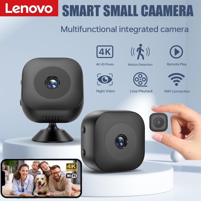 Lenovo Smart 4K HD Mini Camera - Home Security No Wifi Needed ulasan dan harga
