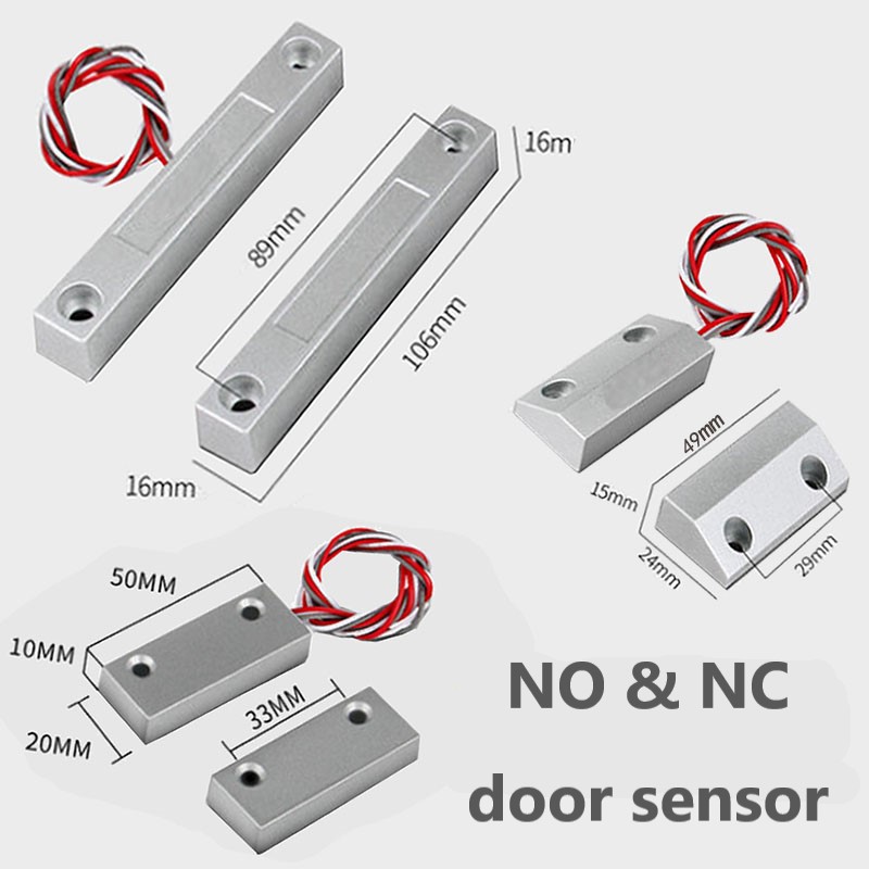 NC NO Door Sensor Wired Cable  - Window Alarm Sensor ulasan dan harga