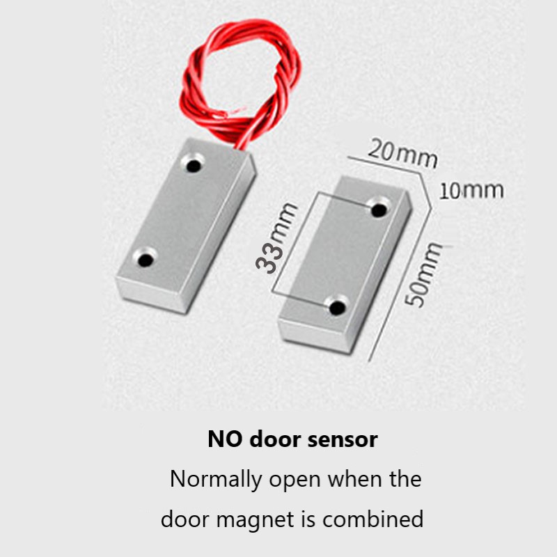 NC NO Door Sensor Wired Cable  - Window Alarm Sensor ulasan dan harga