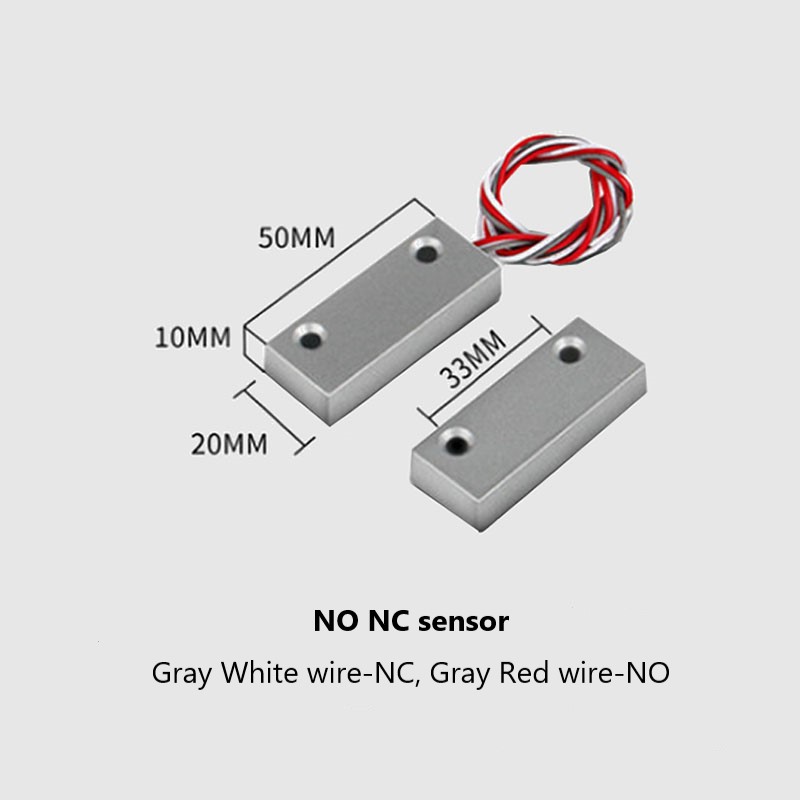 NC NO Door Sensor Wired Cable  - Window Alarm Sensor ulasan dan harga