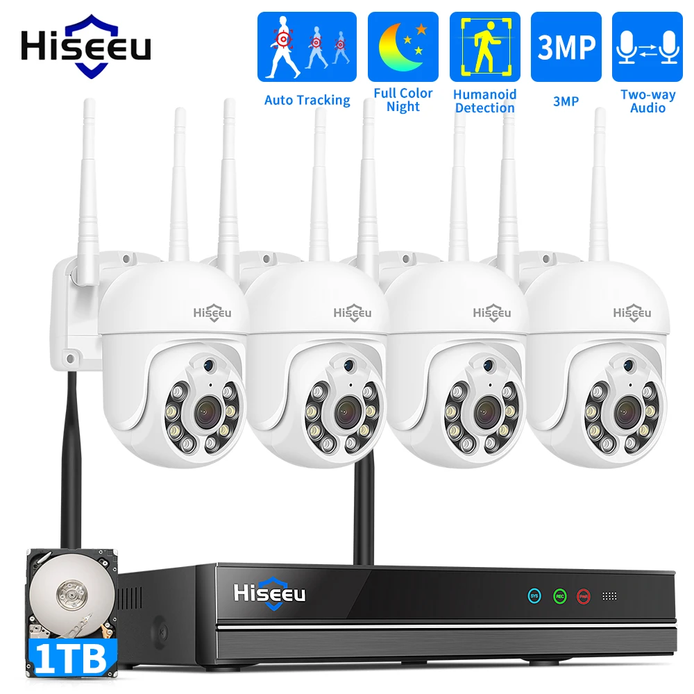 Hiseeu 5MP WiFi CCTV Camera Se - Home Security Wifi Camera ulasan dan harga