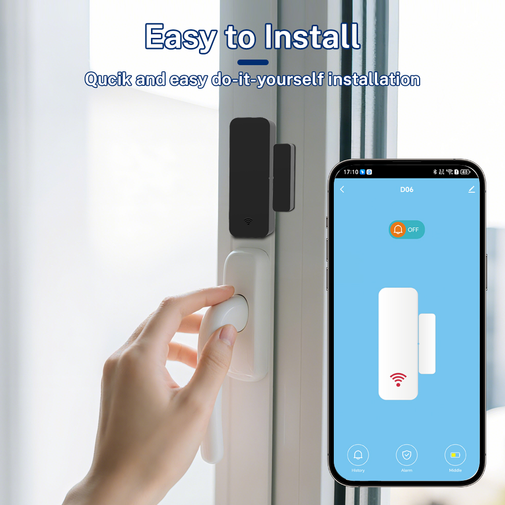 Tuya Zigbee 3.0 WiFi Door Sens - Window Alarm Sensor ulasan dan harga