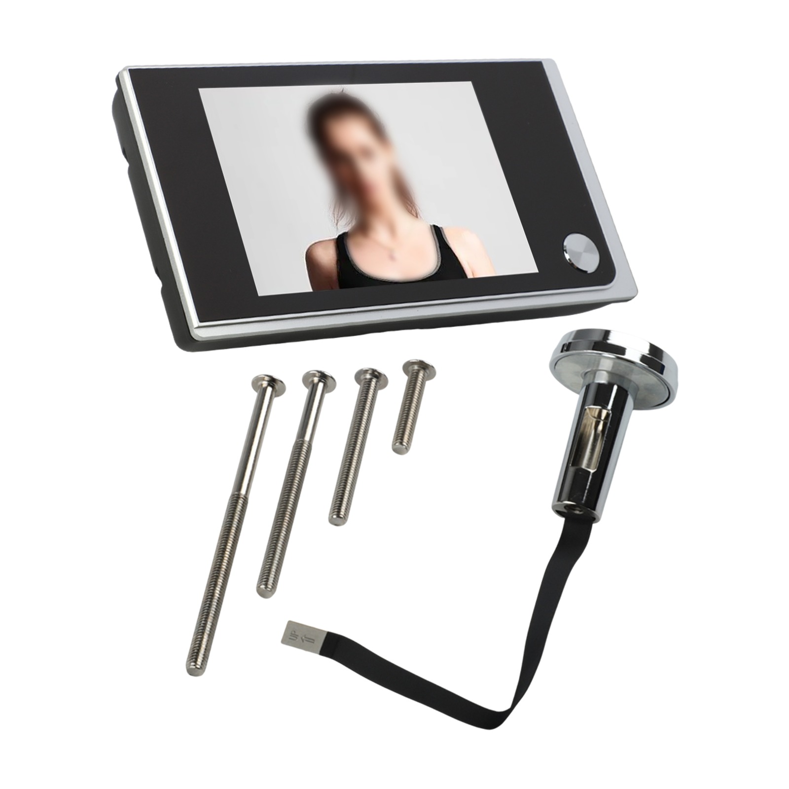 1 Set Doorbell-Door Viewer Ele - Home Security Ring Camera ulasan dan harga