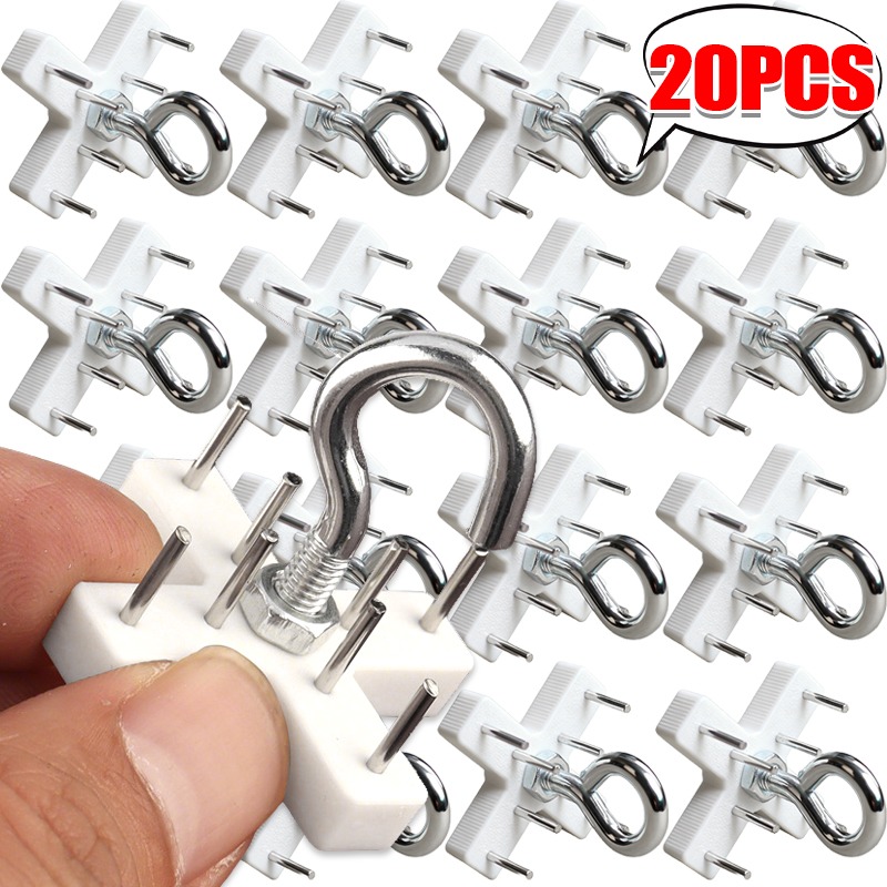 20/1Pcs Ceiling Hook Heavy Met - Home Security Fence ulasan dan harga