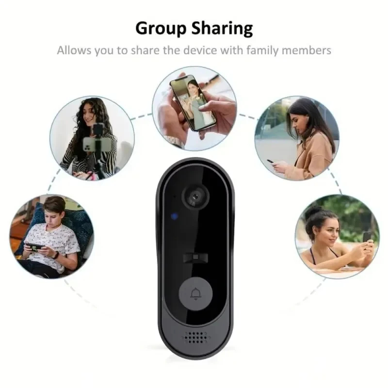 Tuya WIFI Camera Doorbell HD V - Home Security No Wifi Needed ulasan dan harga