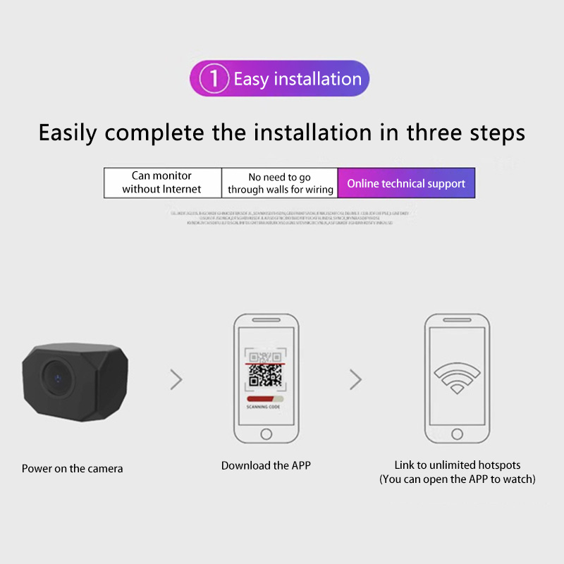 4K HD WiFi Security Camera for - Home Security No Wifi Needed ulasan dan harga