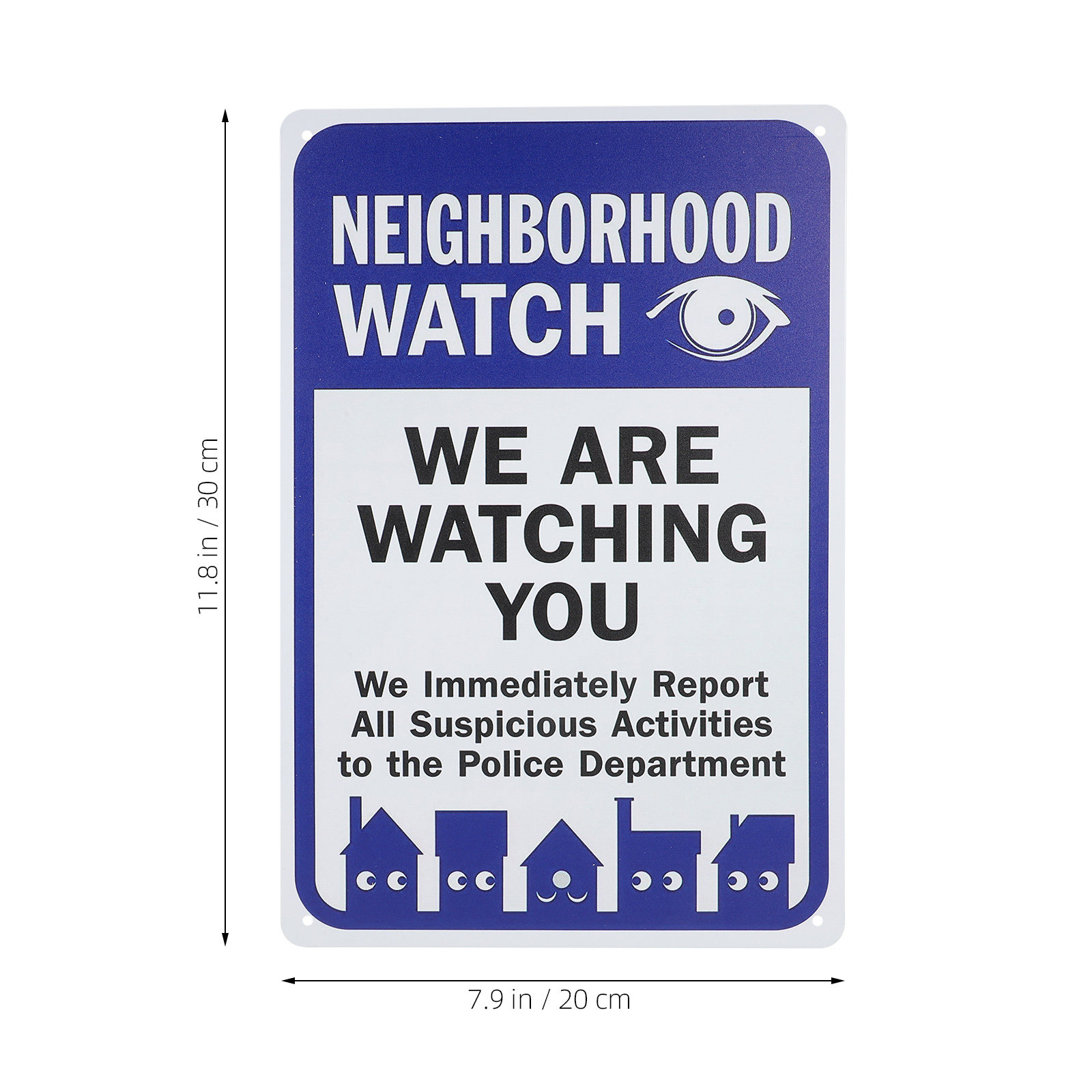 We Are Watching You Sign Weath - Home Security Fence ulasan dan harga