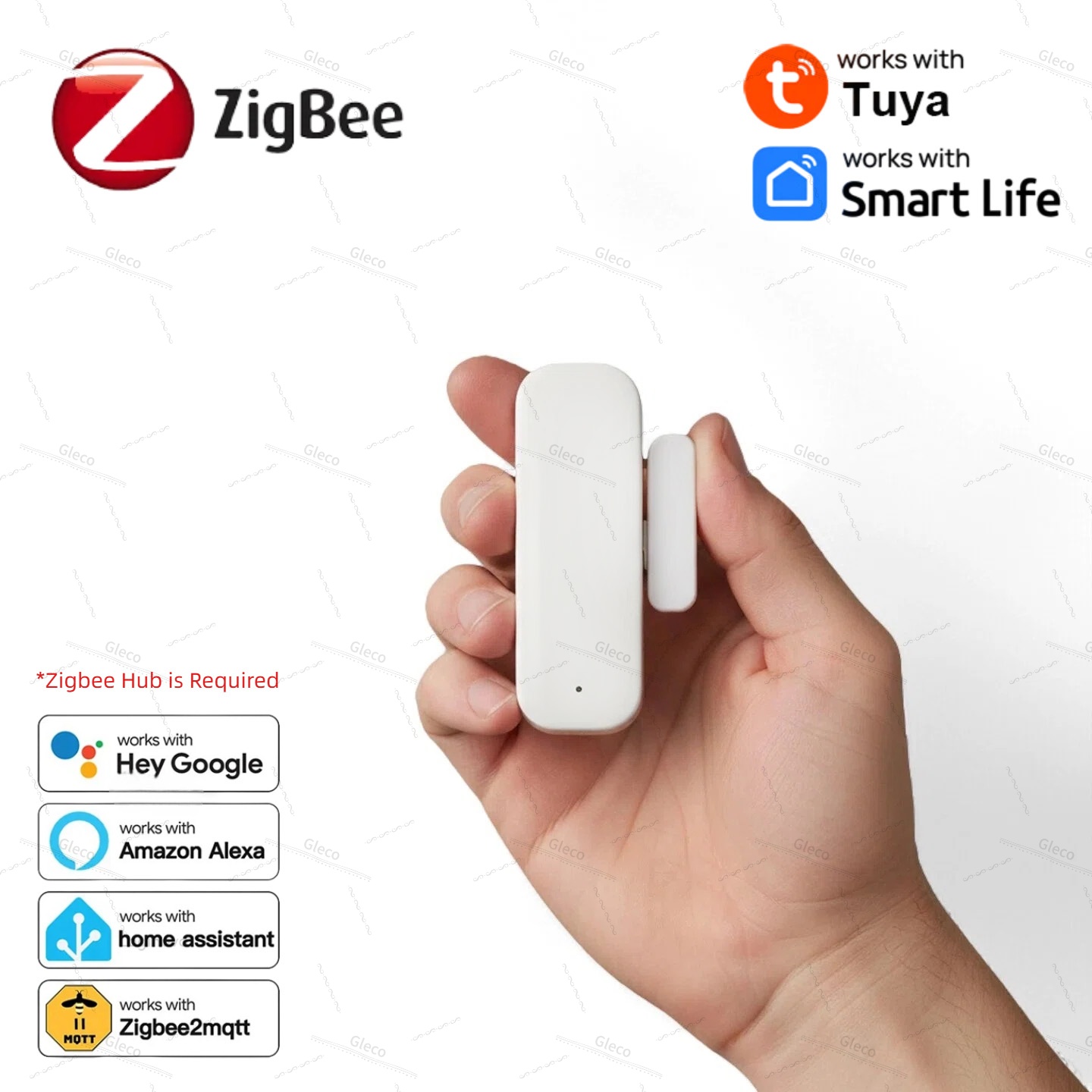 Tuya Zigbee Door Window Sensor - Window Alarm Sensor ulasan dan harga