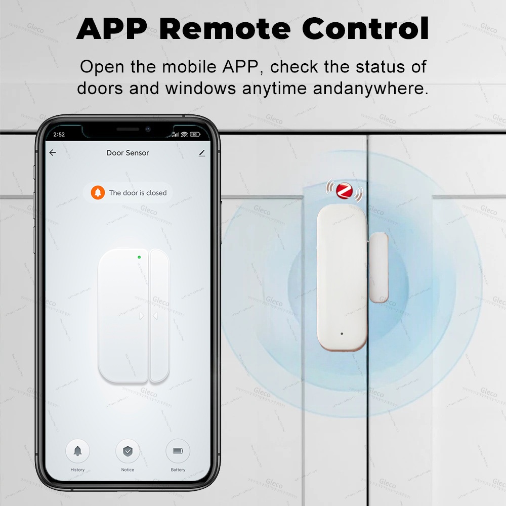 Tuya Zigbee Door Window Sensor - Window Alarm Sensor ulasan dan harga